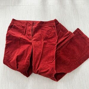 Vintage Boden Red Corduroy Trousers